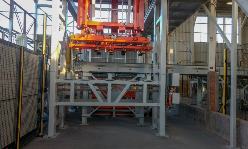 Installation of drying section 