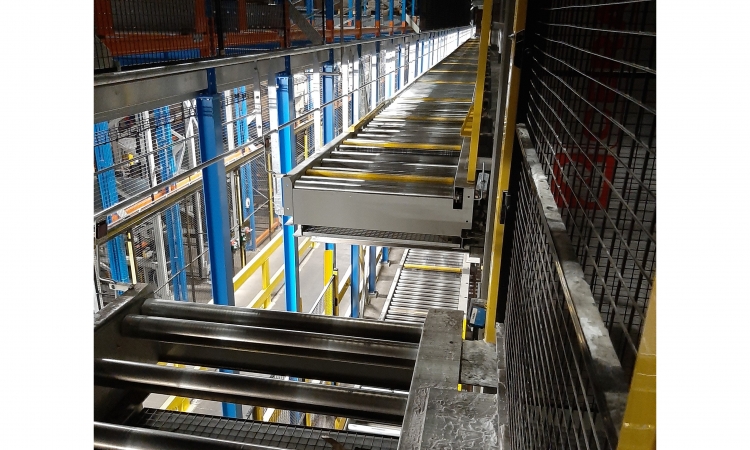Automated warehouse for cardboard/foil storage