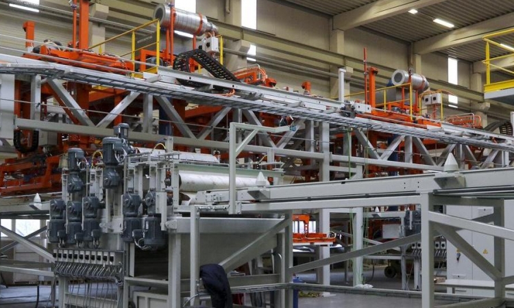 Factory Acceptance Test for a flat fibre-cement sheets production unit 